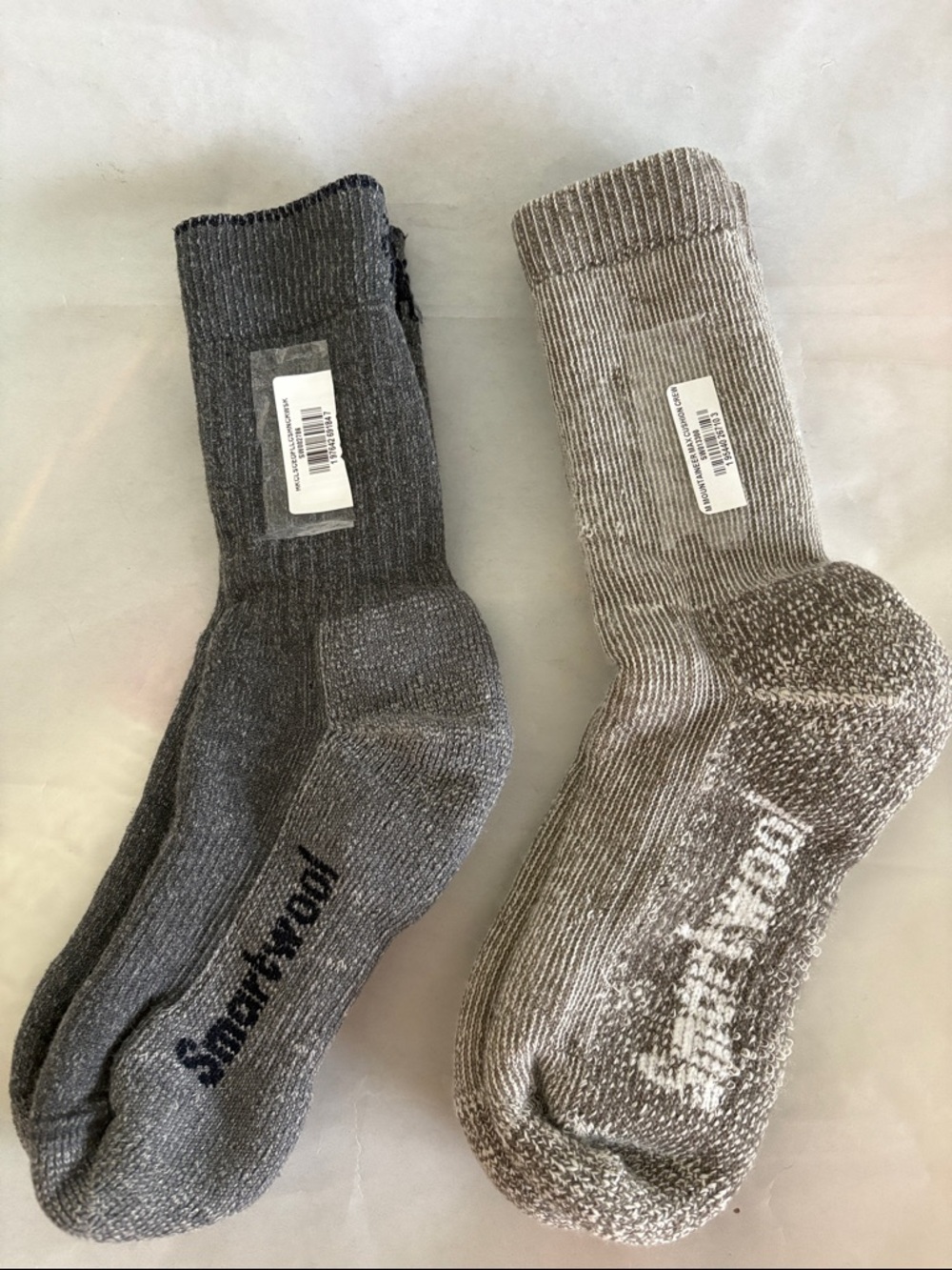 Men’s SmartWool mountaineer Max cushion crew and full cushion crew New Medium